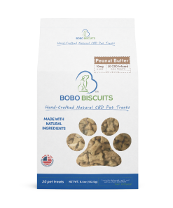 Bobo Biscuits new packaging and best pet treats in recyclable box pet treat by Team Driftwood front
