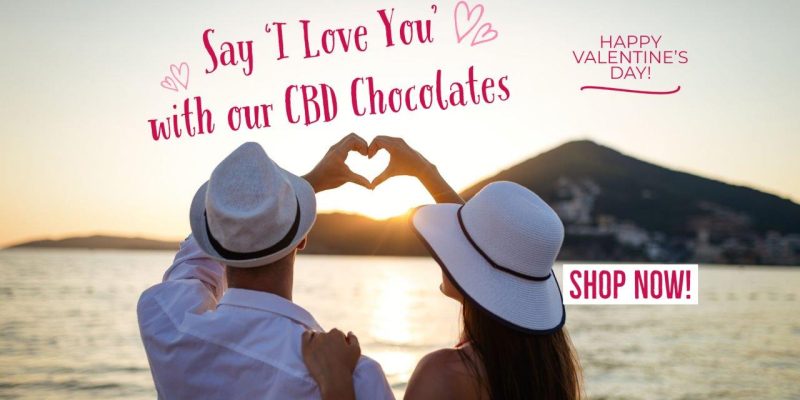 CBD Chocolates are a perfect way to say I love you for valentine's day